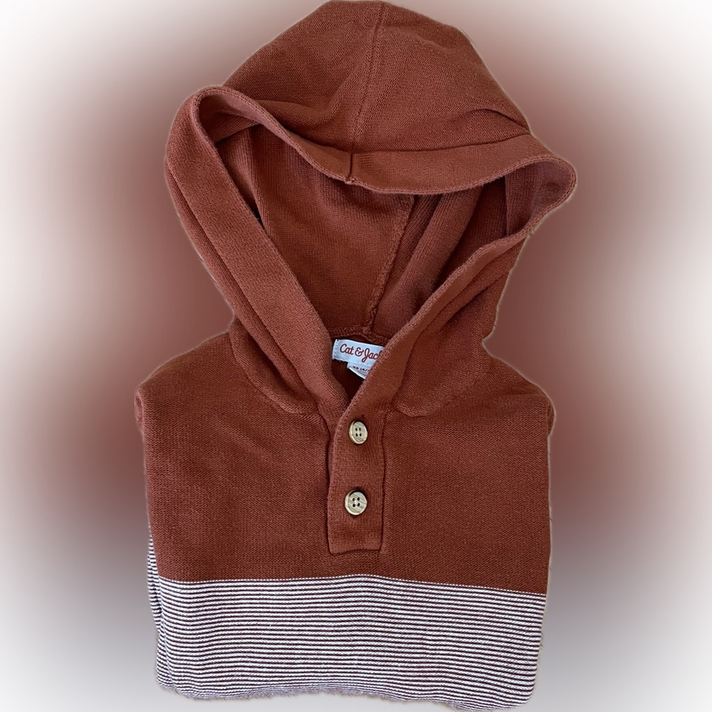 Cat & Jack boys 4/5 hooded sweater